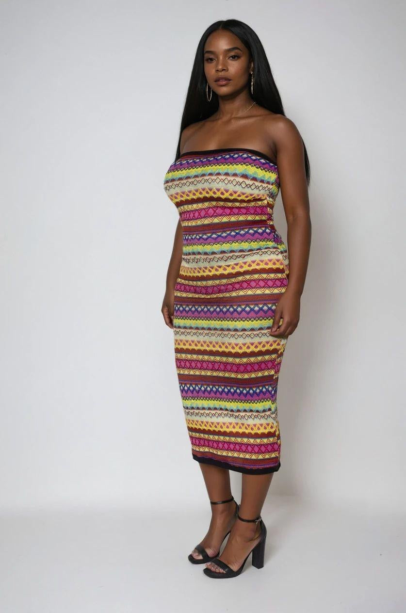 Aztec Tube Dress
